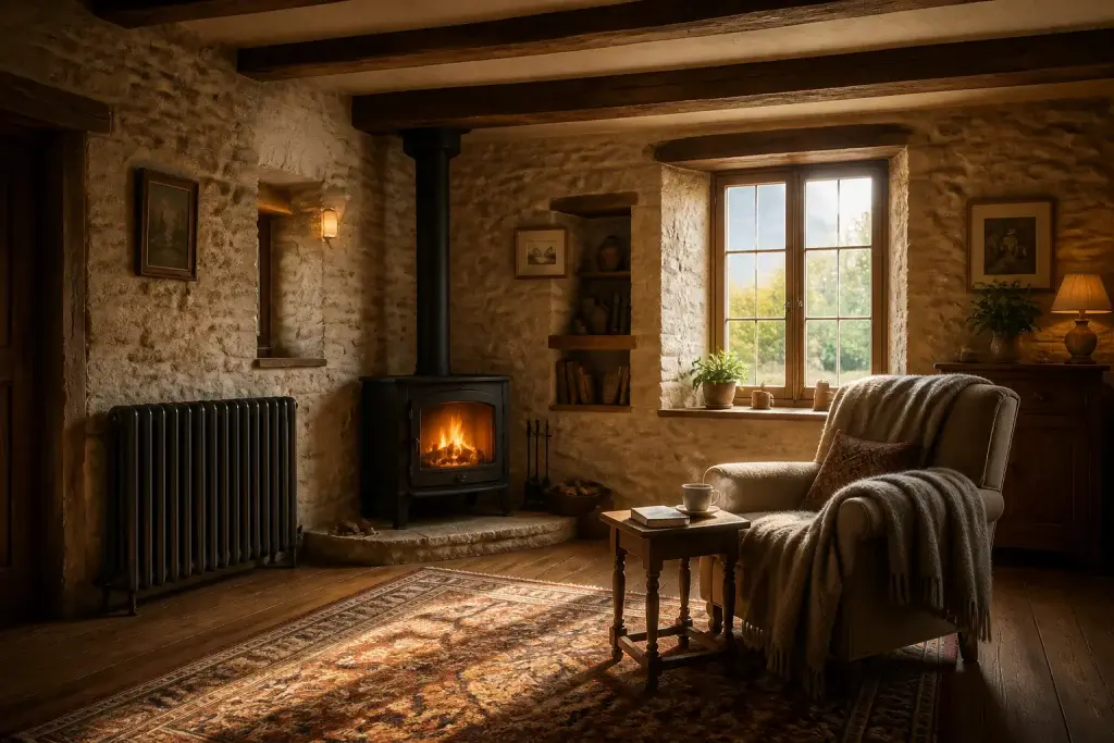 Douillet interieur de maison ancienne