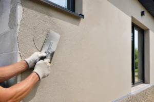 L'enduit taloché : l'aspect lisse et fermé pour vos façades