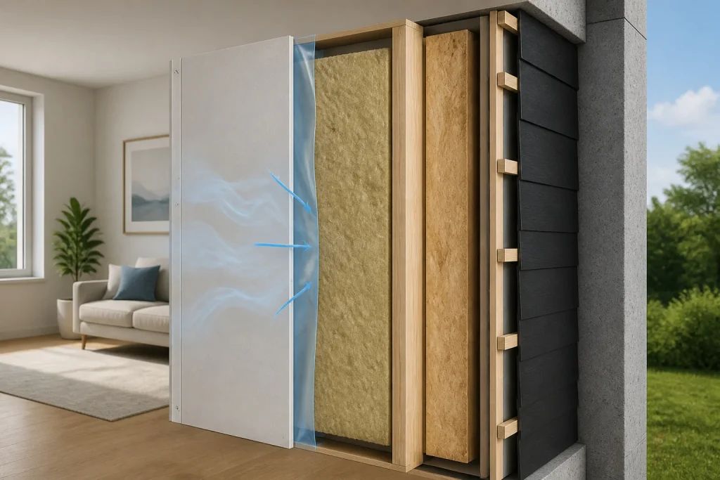 Barriere anti vapeur protection murale
