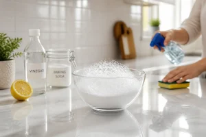 Bicarbonate et vinaigre : leurs utilisations pour nettoyer
