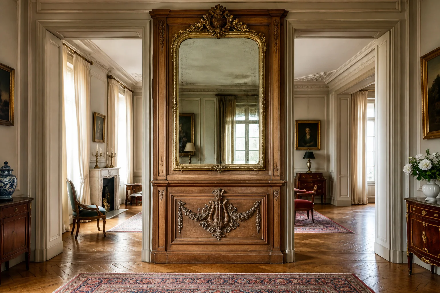 Le trumeau : pilier, panneau et miroir d&rsquo;histoire