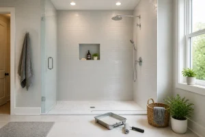 Peinture carrelage douche : renovez votre espace en 2026