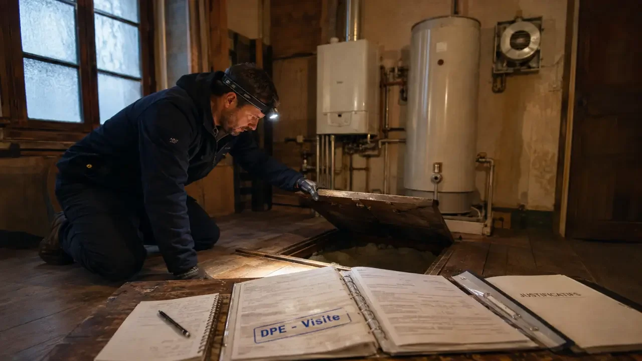 DPE : visite sur place, mesures et critères qui font varier la note