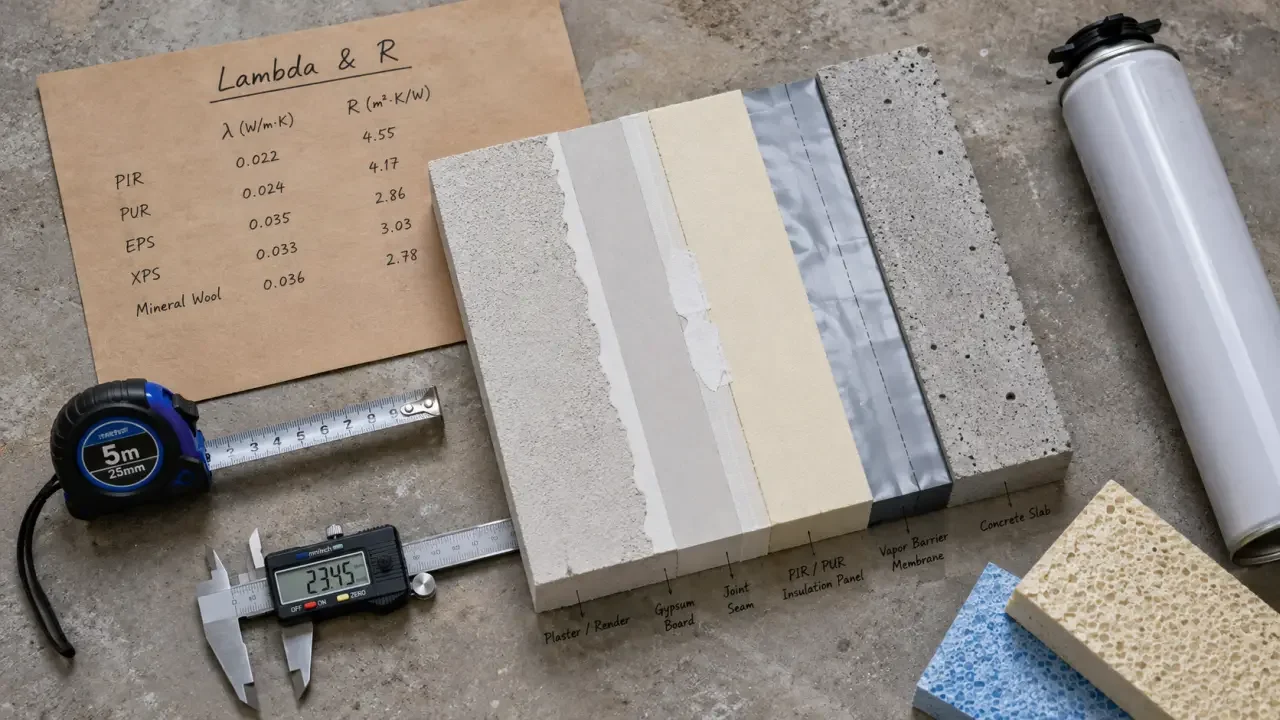 Polyuréthane en isolation : la solution à faible épaisseur quand la place manque